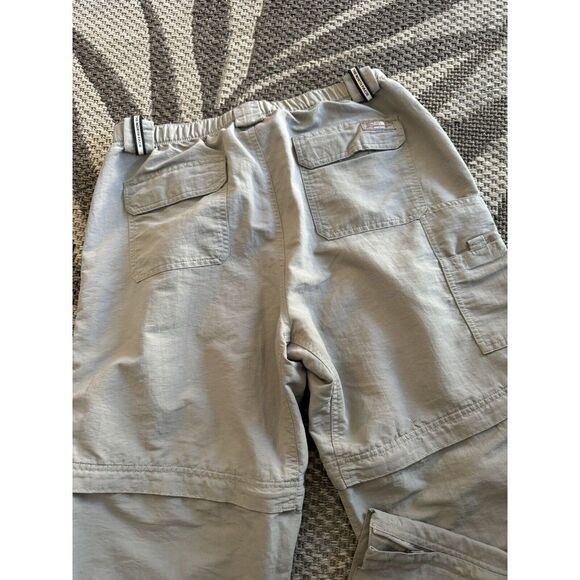 The North Face Pants Mens MED Long Tan‎ Cargo Convertible Hiking Outdoor Nylon - Picture 4 of 11